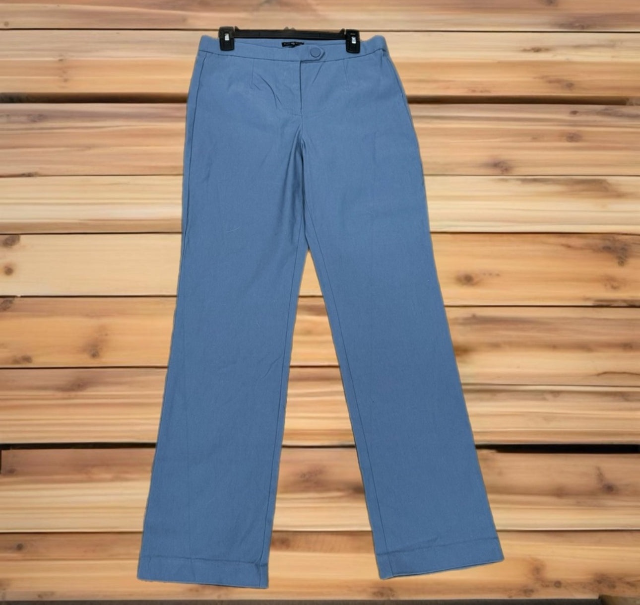 Stitch Fix Violets & Roses Coastal Blue Chino Pants Slim Straight Leg