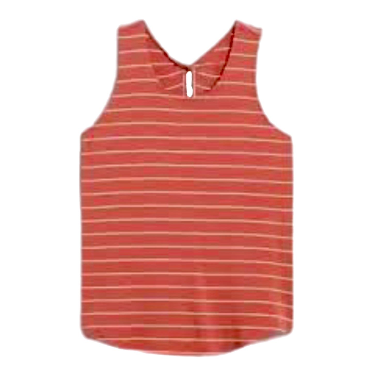 MARKET & SPRUCE Women’s Tank Top Wide Strap Terracotta Stripe Twist Back