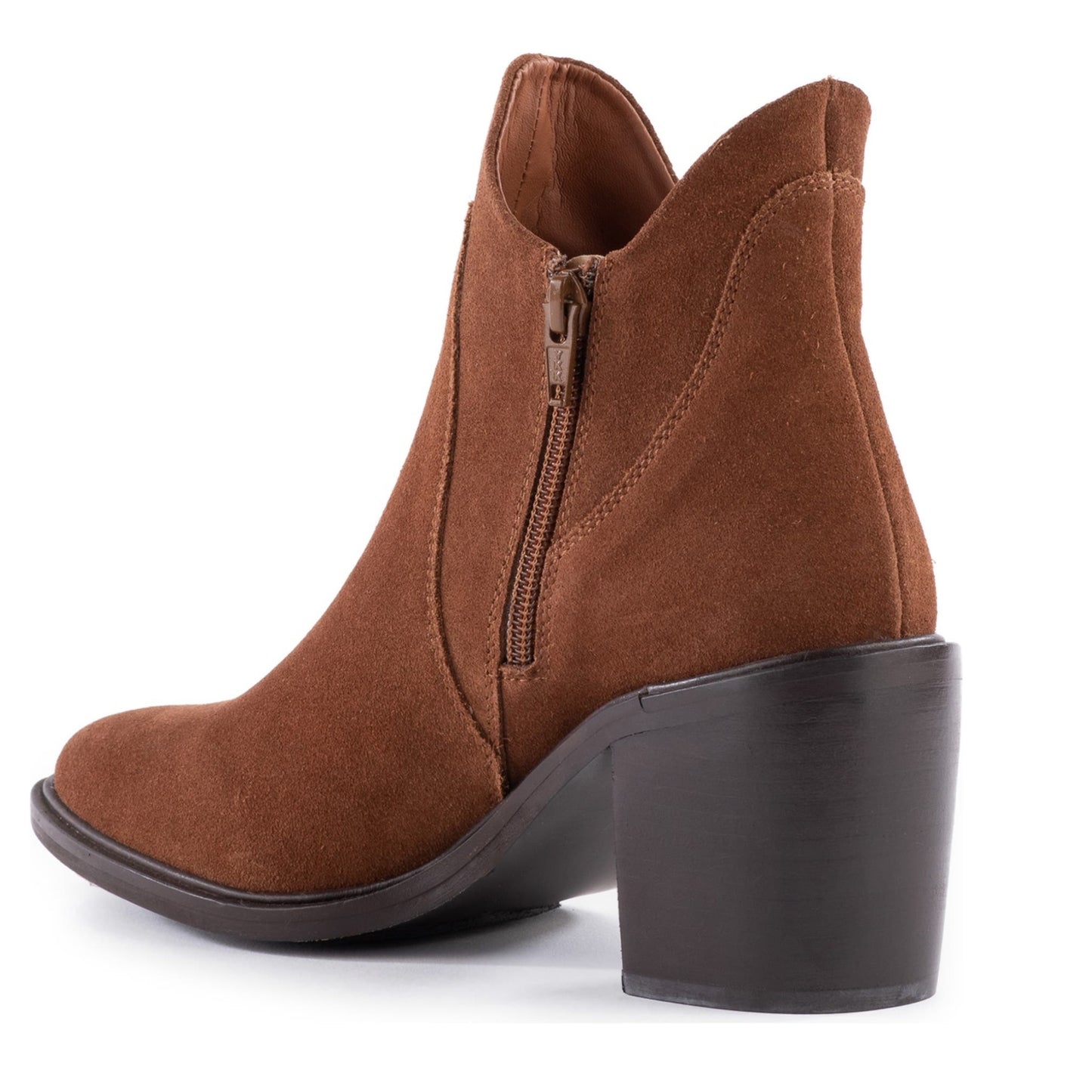 Seychelles Pretty Little Bird Suede Cognac Brown Boots Fashion Booties