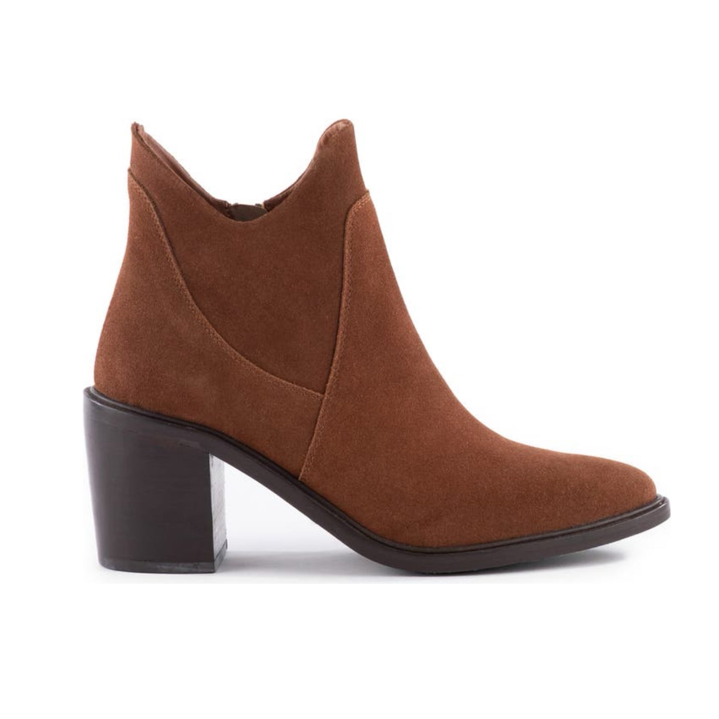 Seychelles Pretty Little Bird Suede Cognac Brown Boots Fashion Booties