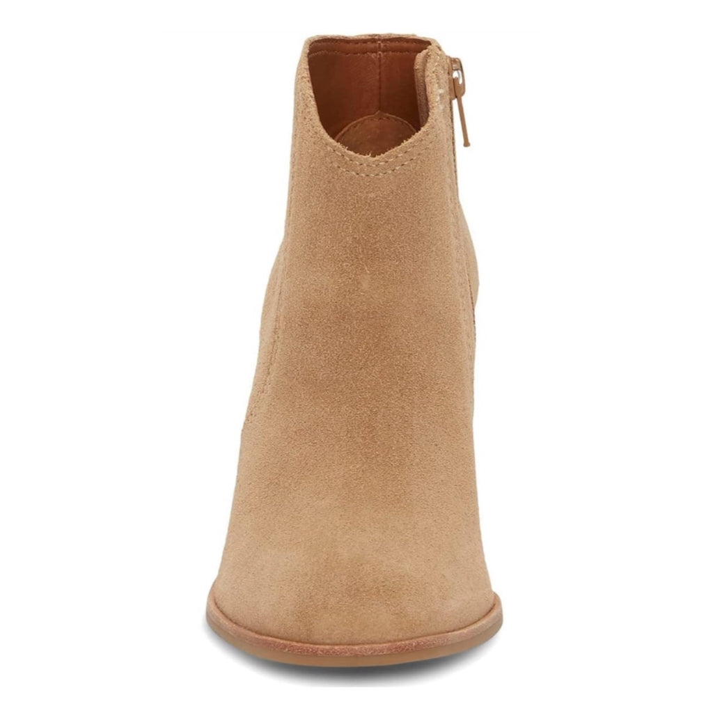 LUCKY BRAND Made In Brazil Genuine Suede Booties PELLYON Heeled Ankle Boots