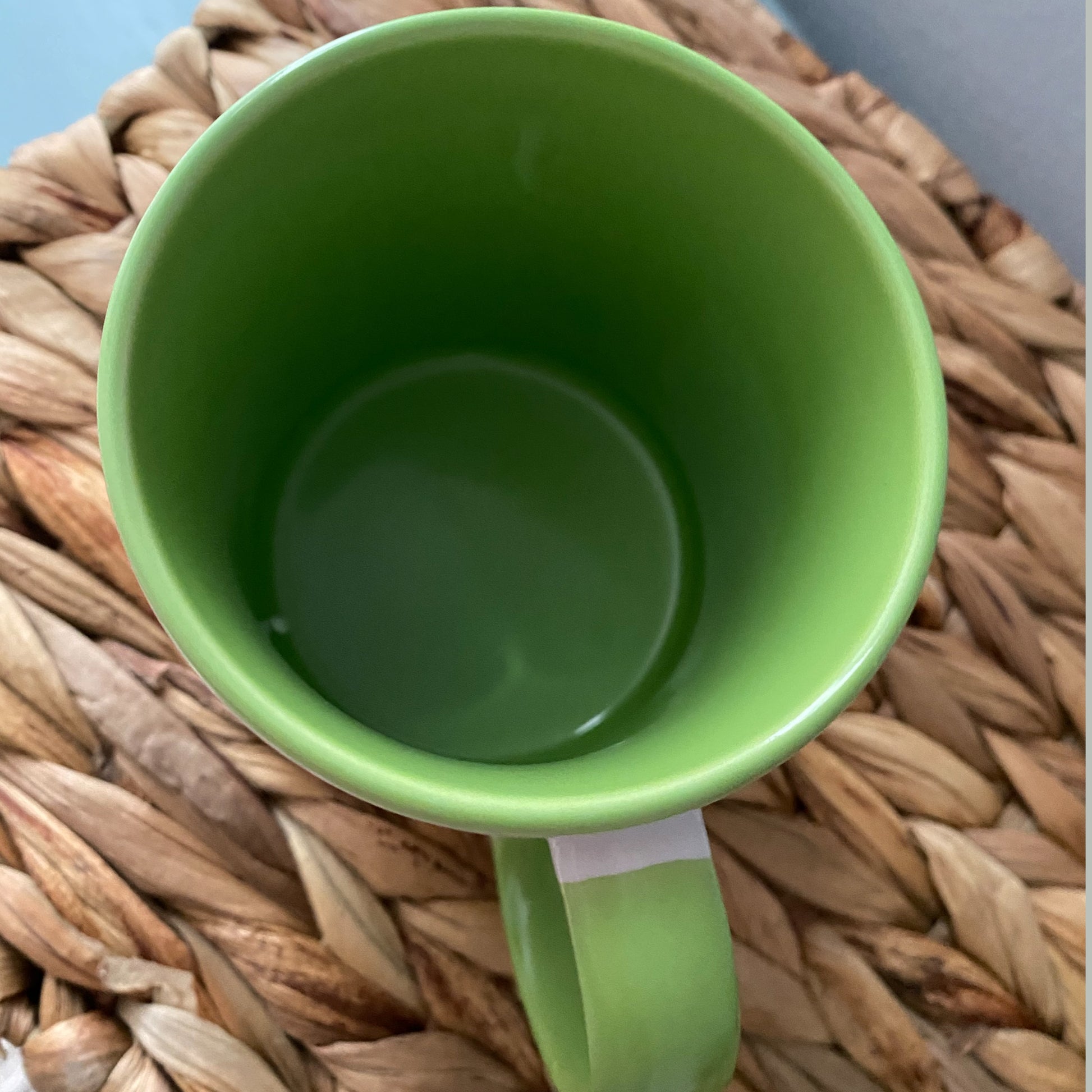 Spill The Tea Ceramic Mug in Summer Green 11oz - East Coast Bella LLC