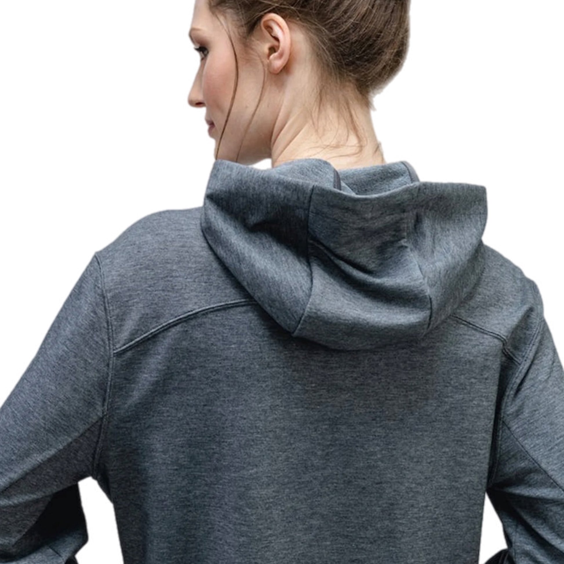 MINISTRY OF SUPPLY Fusion Terry For All Hoodie Merino Wool Blend- Gray - East Coast Bella LLC