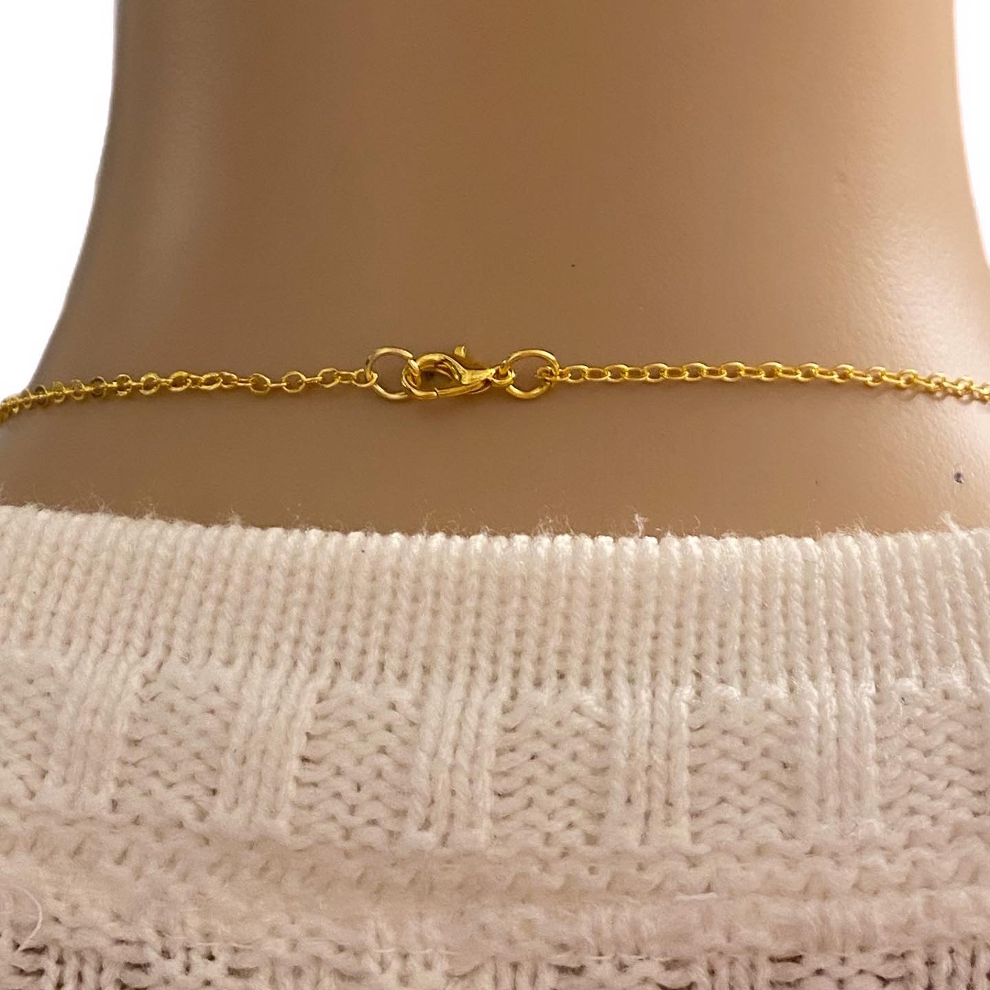 Boho Spring Flowers Gold Tone Charm Necklace Colorful Daisies - East Coast Bella LLC