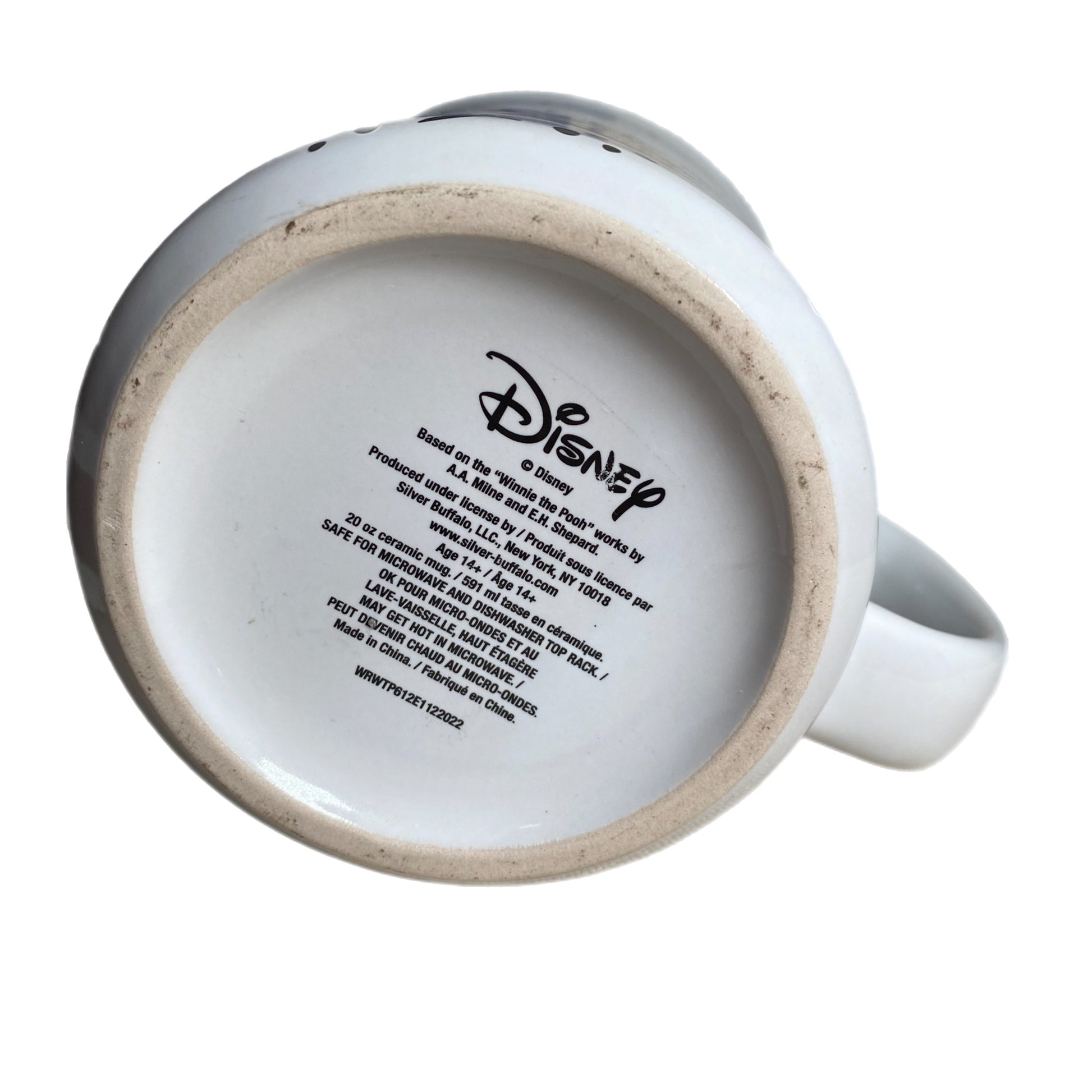 DISNEY Winnie The Pooh Ceramic Mug 20oz Large Camper Cup for Coffee or Tea - East Coast Bella LLC