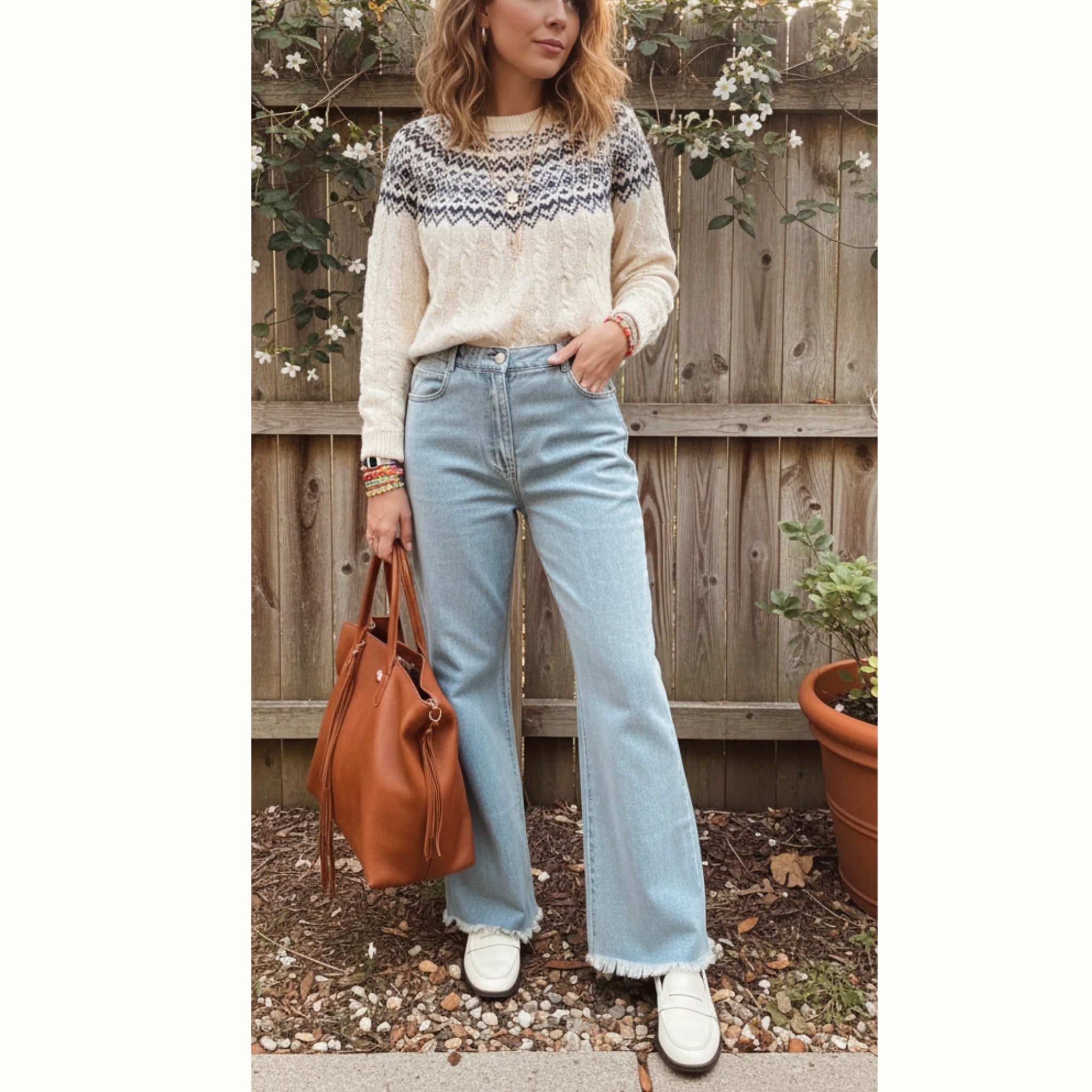 P Cill High Rise Wide Leg Jeans Light Wash Denim Raw Hem 100% Cotton