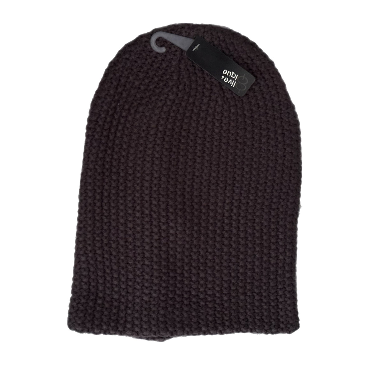 Olive & Pique Gray Chunky Knit Beanie Hat