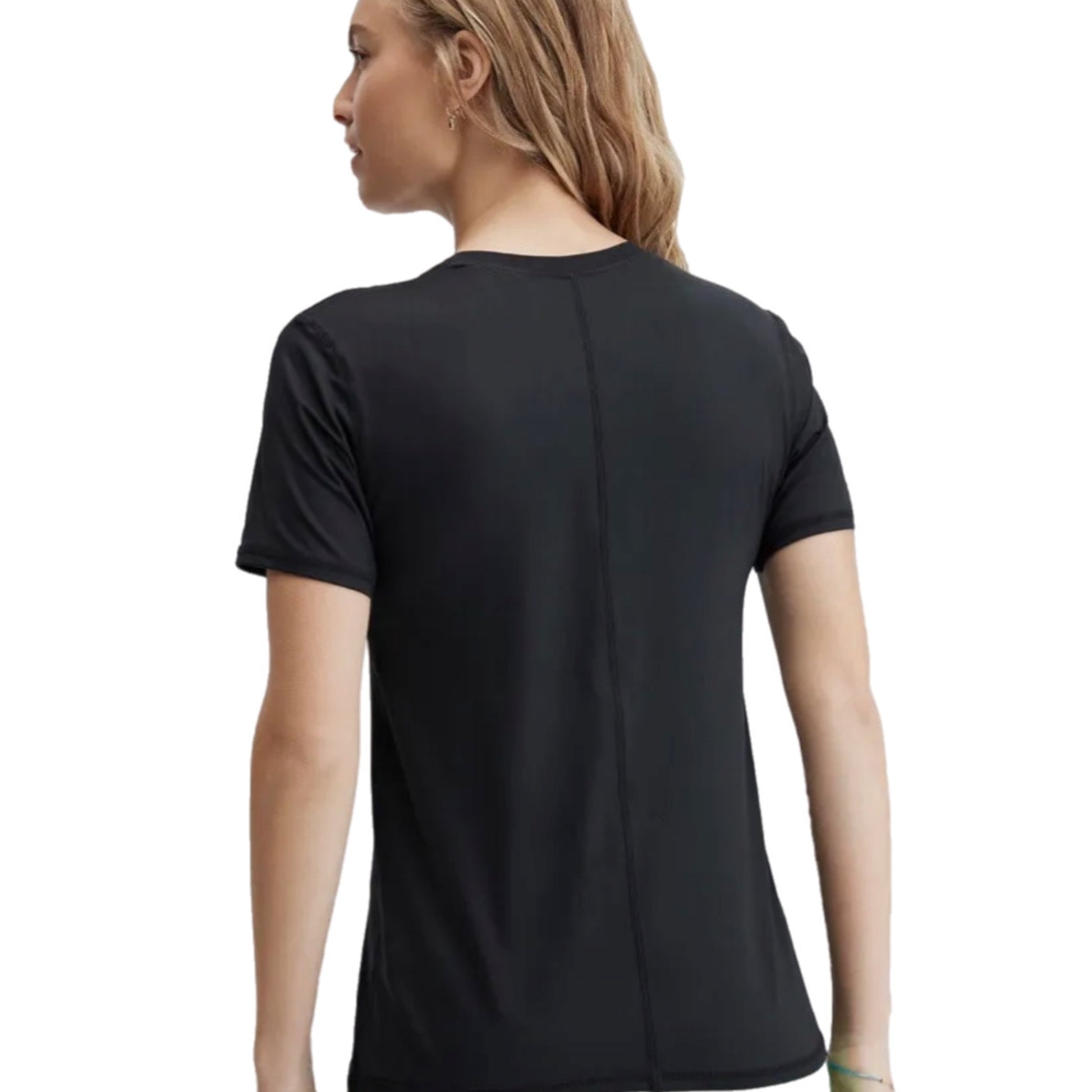 FABLETICS Phoenix Lite Women’s Black Short Sleeve T Shirt Gym Top - East Coast Bella LLC