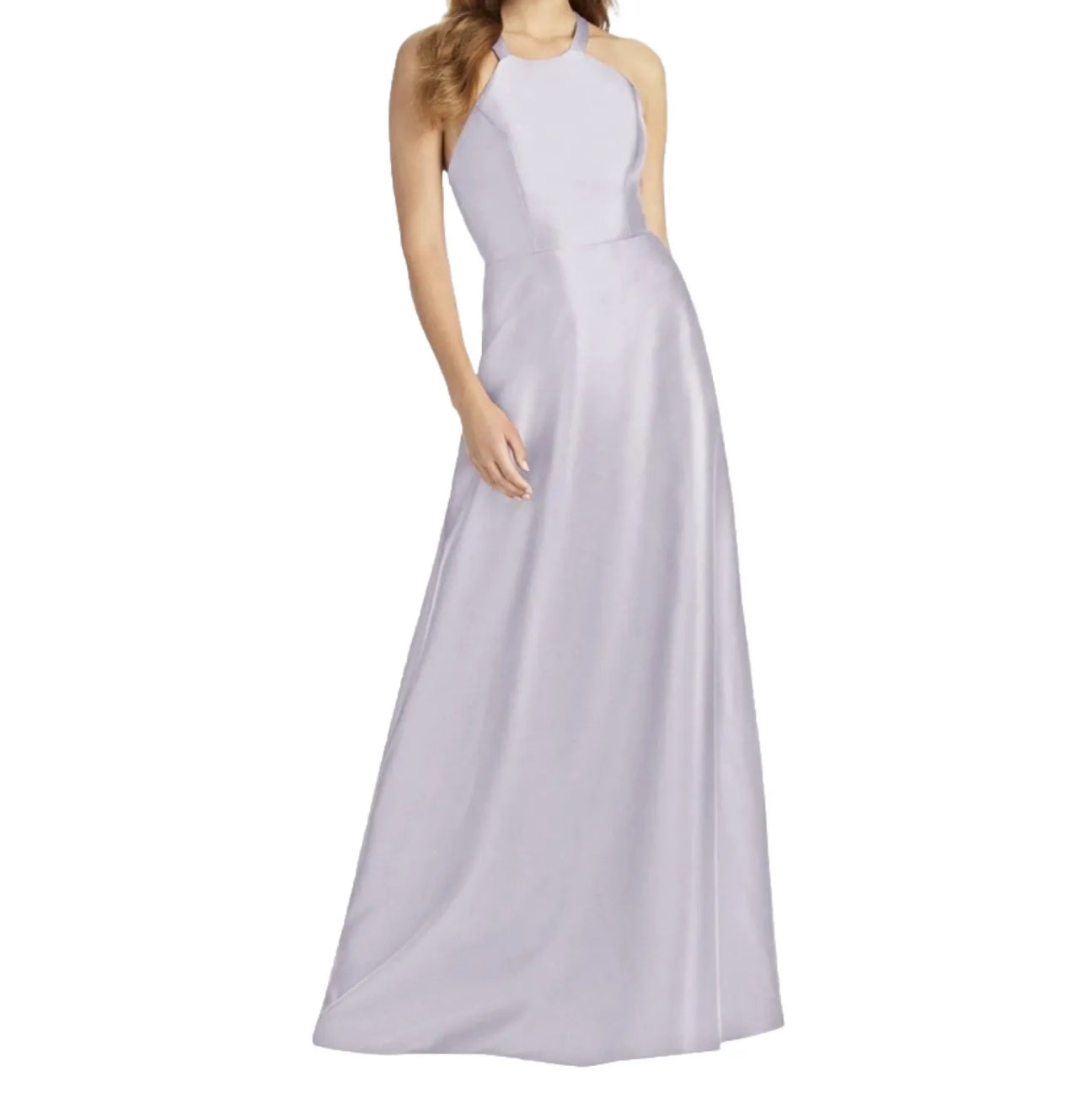 halter neck cotton dress Barefoot Belle Cotton Contrast Halter Neck Maxi Dress in Blue