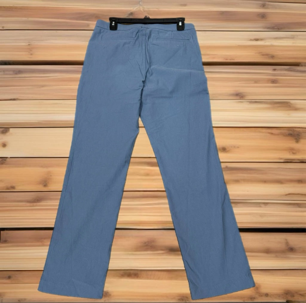 Stitch Fix Violets & Roses Coastal Blue Chino Pants Slim Straight Leg