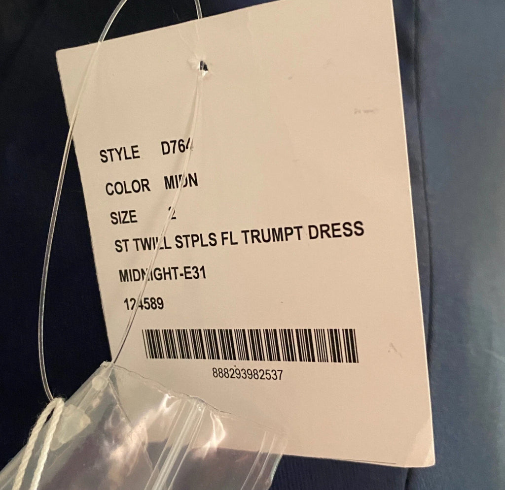 ALFRED SUNG Strapless Satin Gown Formal Dress Slit D764 Midnight Navy
