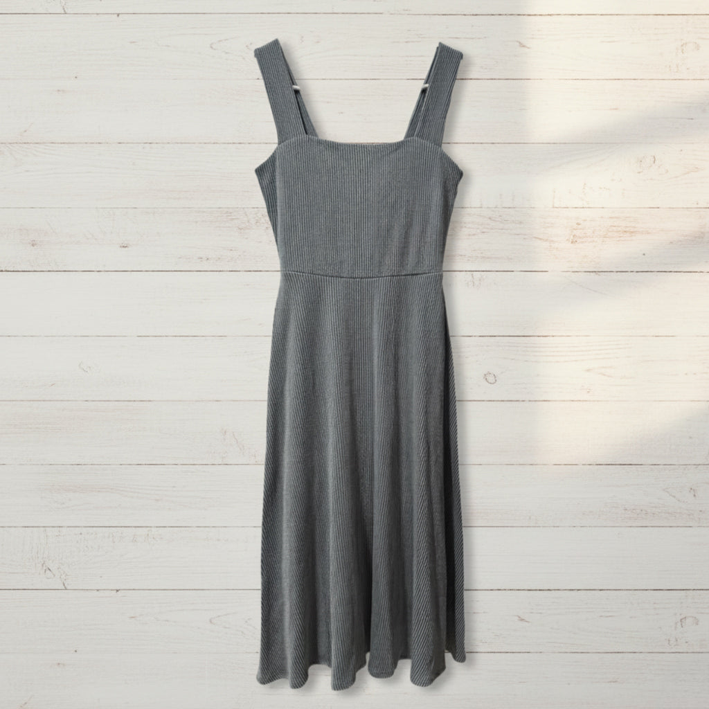 Nine Britton Stitch Fix Sleeveless Square Neck Ribbed Midi Dress Heath – East Coast Bella Boutique