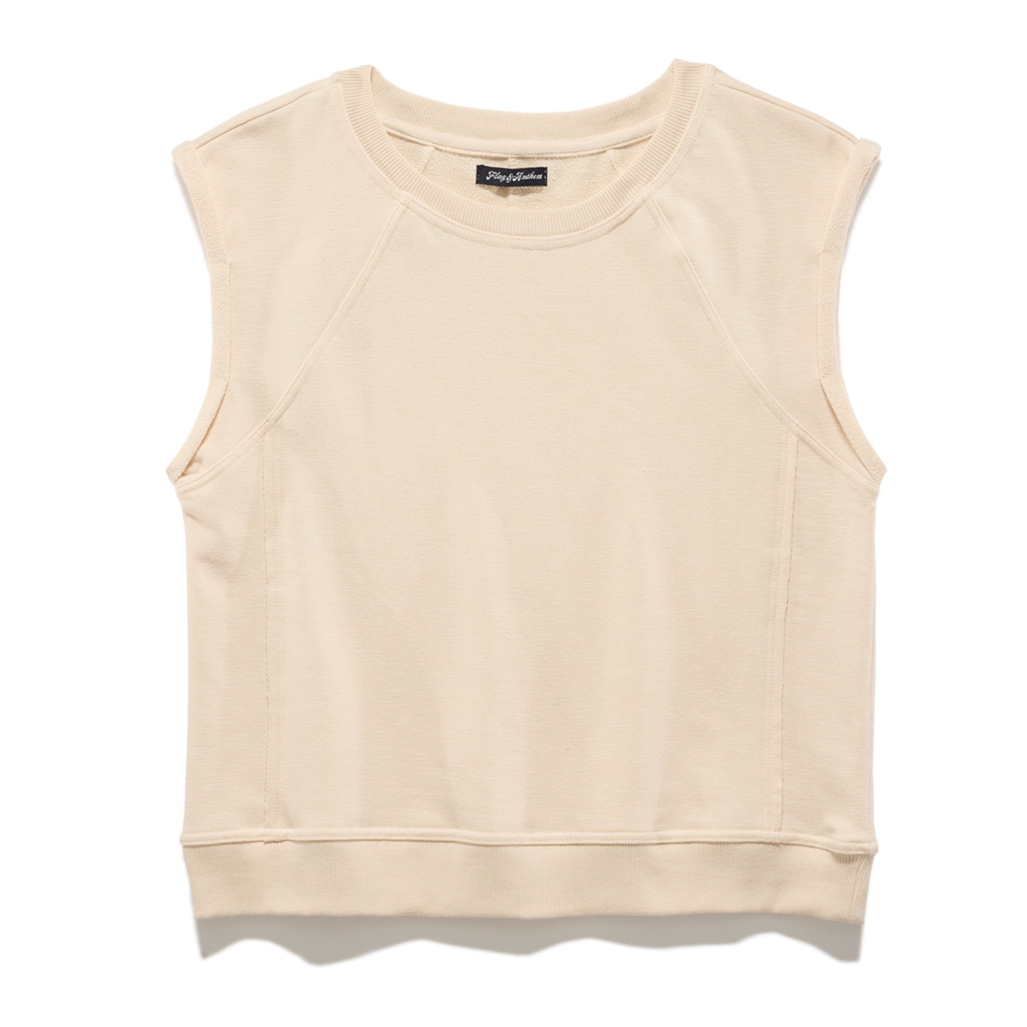 FLAG & ANTHEM Stitch Fix NORA FRENCH TERRY Top Cream Shirt Sweatshirt