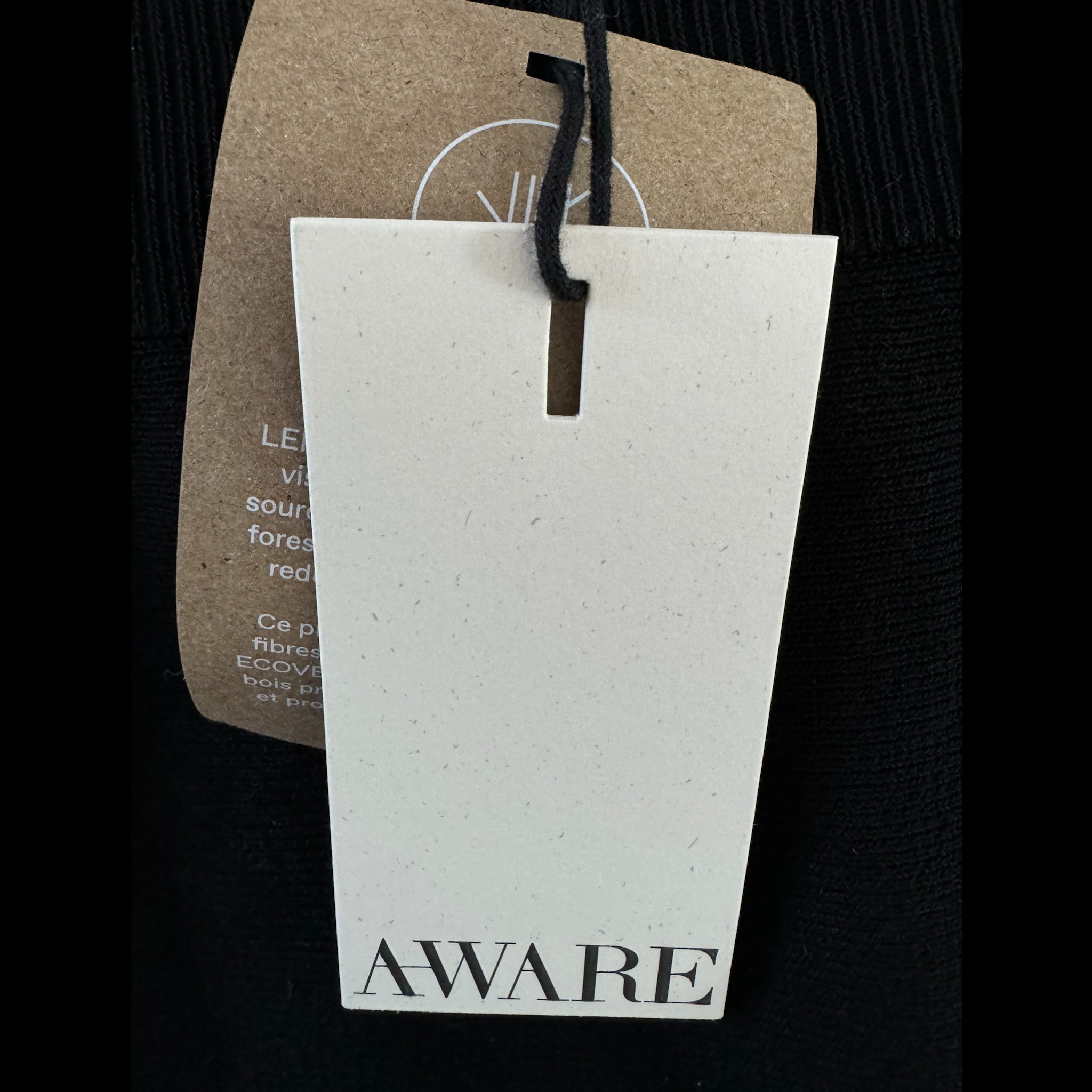 VERO MODA AWARE Women’s Black Knit Midi Skirt High Rise Classic Chic Style