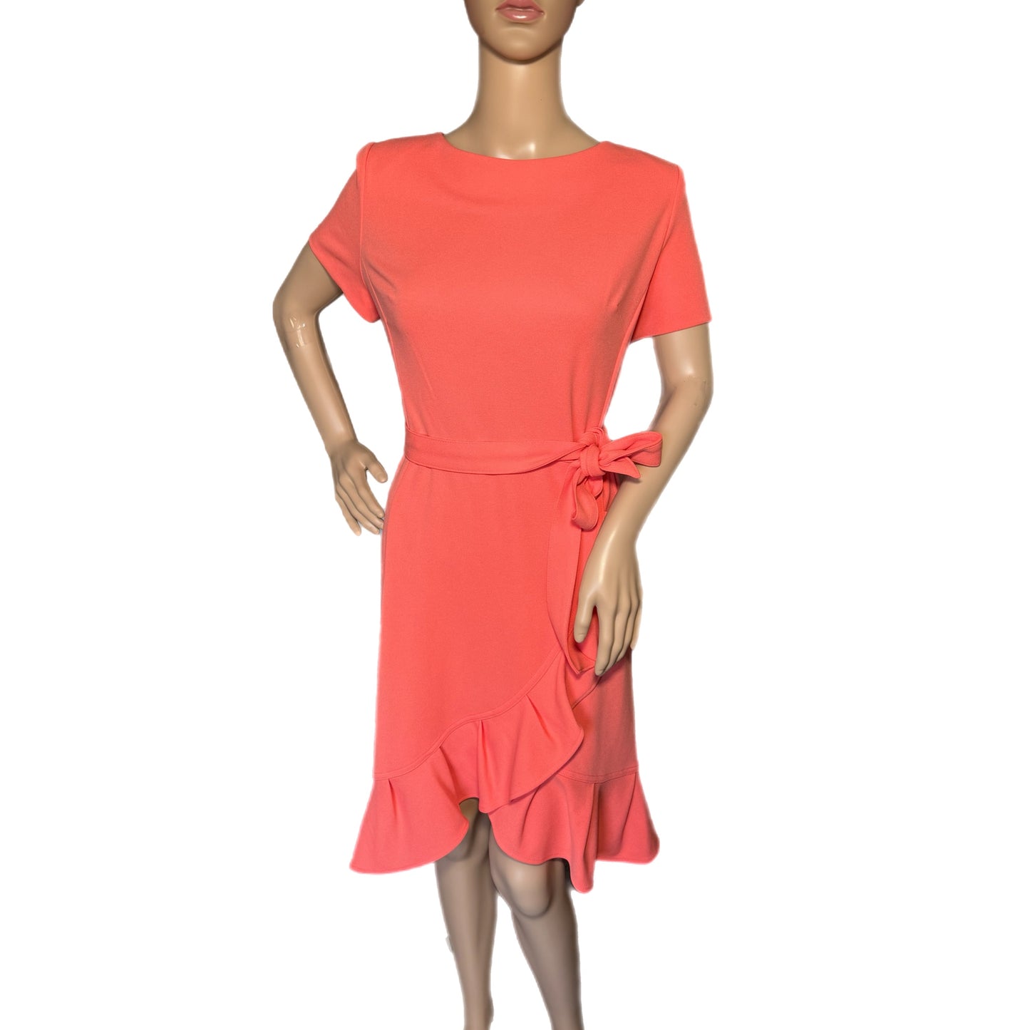 Calvin Klein Tulip Hem Structured Dress