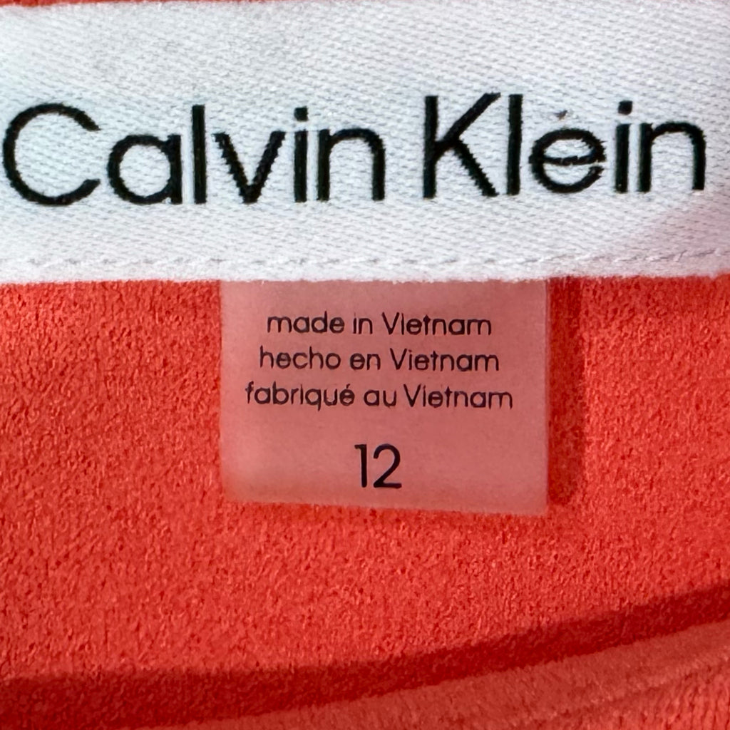 Calvin Klein Tulip Hem Structured Dress