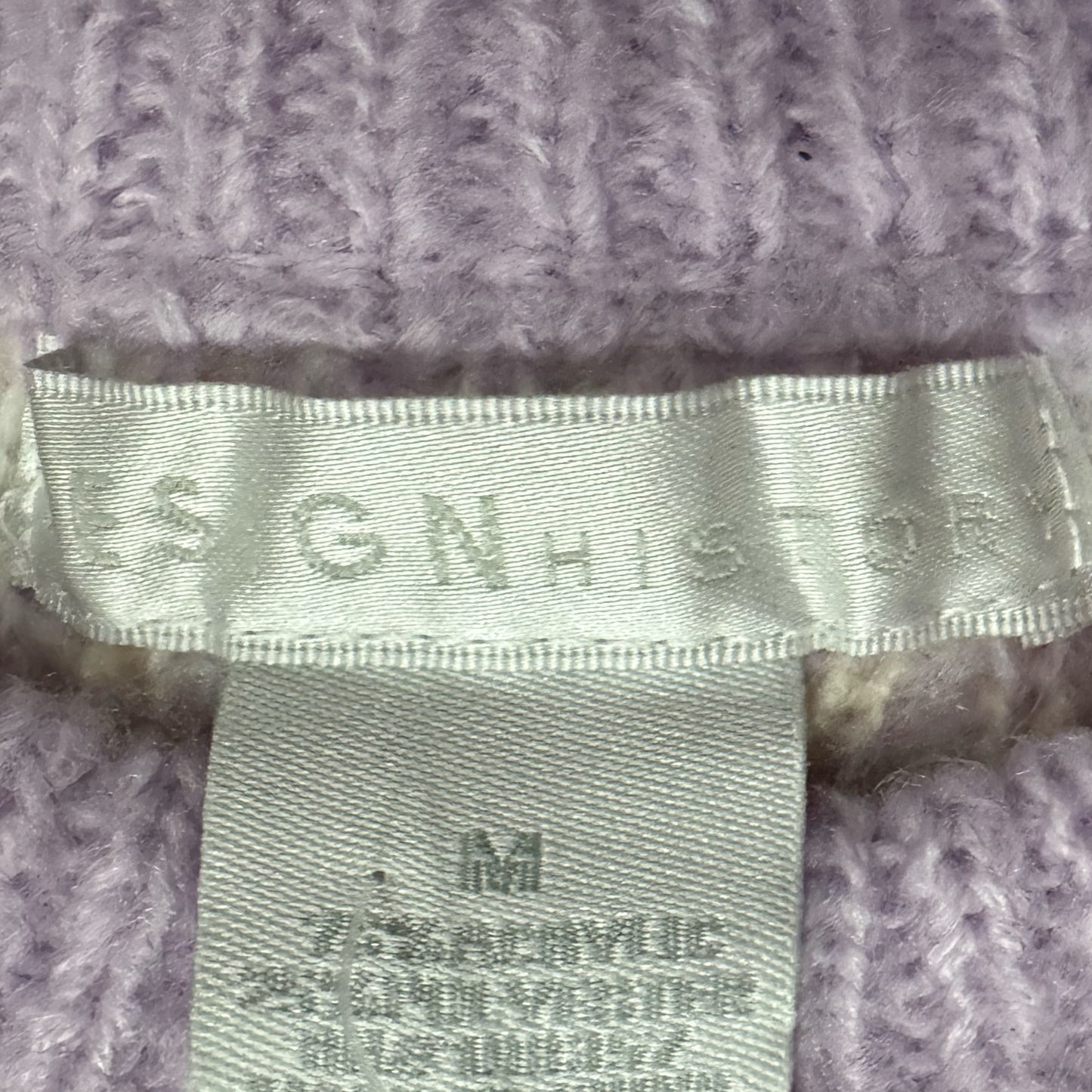 DESIGN HISTORY Fairisle Sweater Soft Plush in Lavender