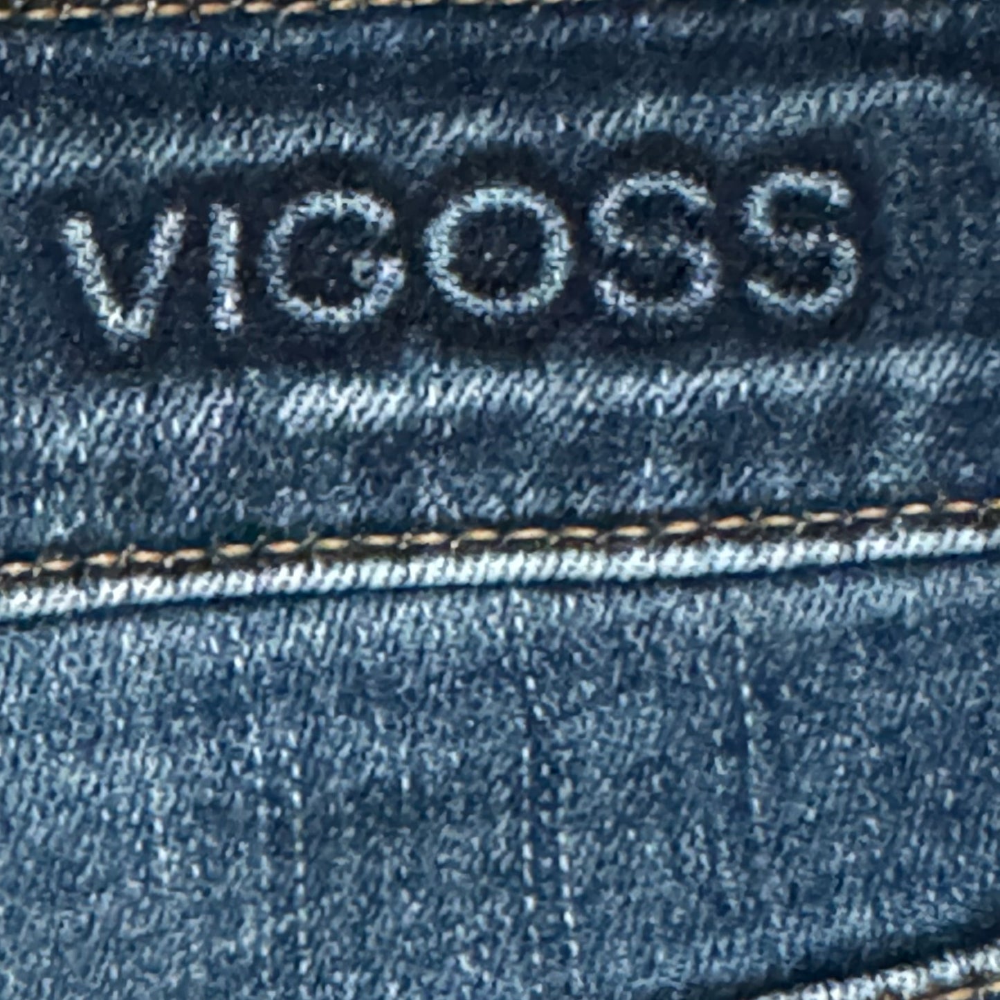 VIGOSS Frankie Slim Straight Distressed Jeans Dark Denim Size Women’s 30/10