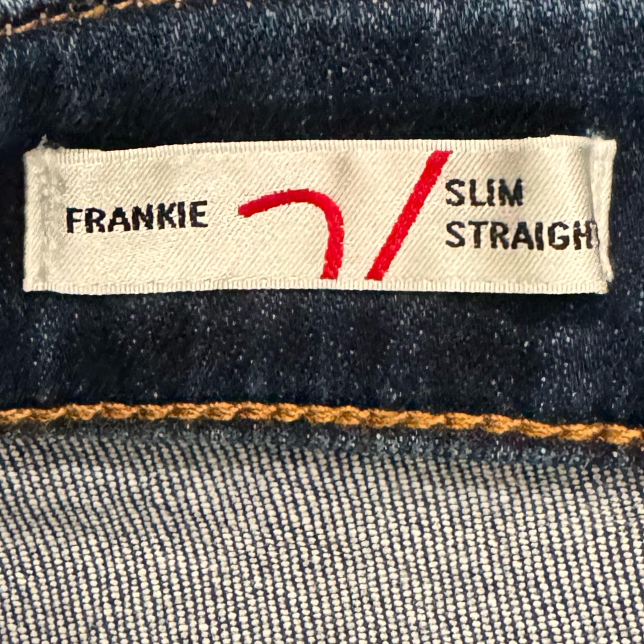 VIGOSS Frankie Slim Straight Distressed Jeans Dark Denim Size Women’s 30/10