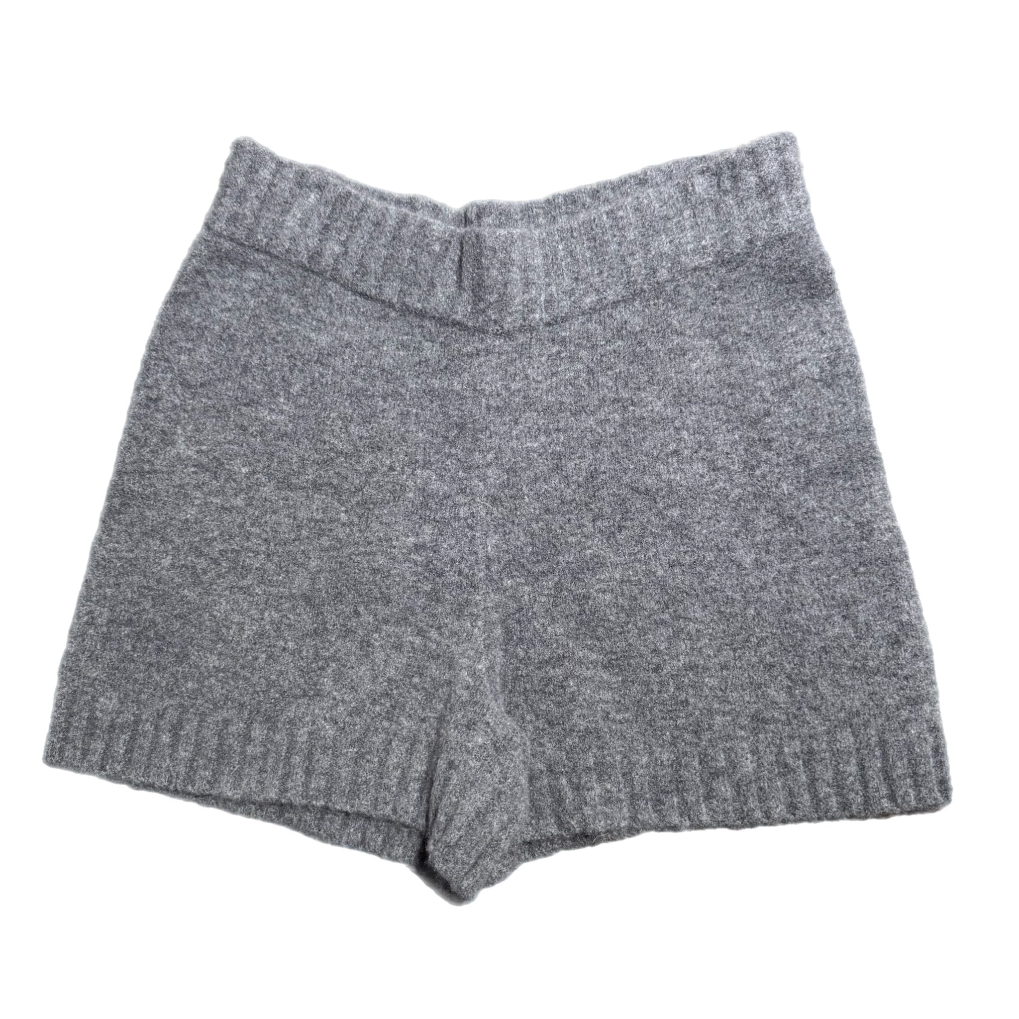 RAILS Clover Shorts Wool Cashmere Blend Stretch Loungewear - Classic Gray