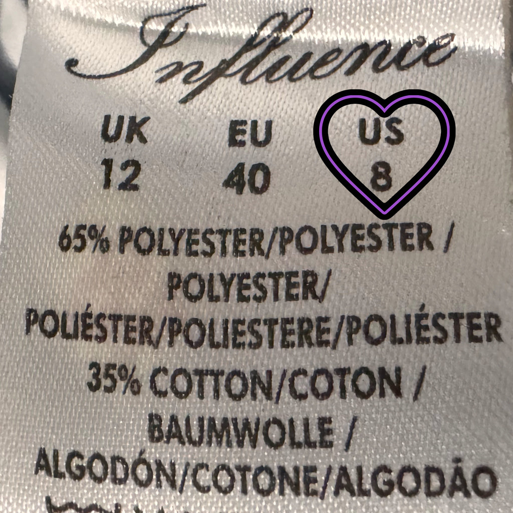 Influence Coastal Stripe Smocked Puff Sleeve Tiered Mini Dress