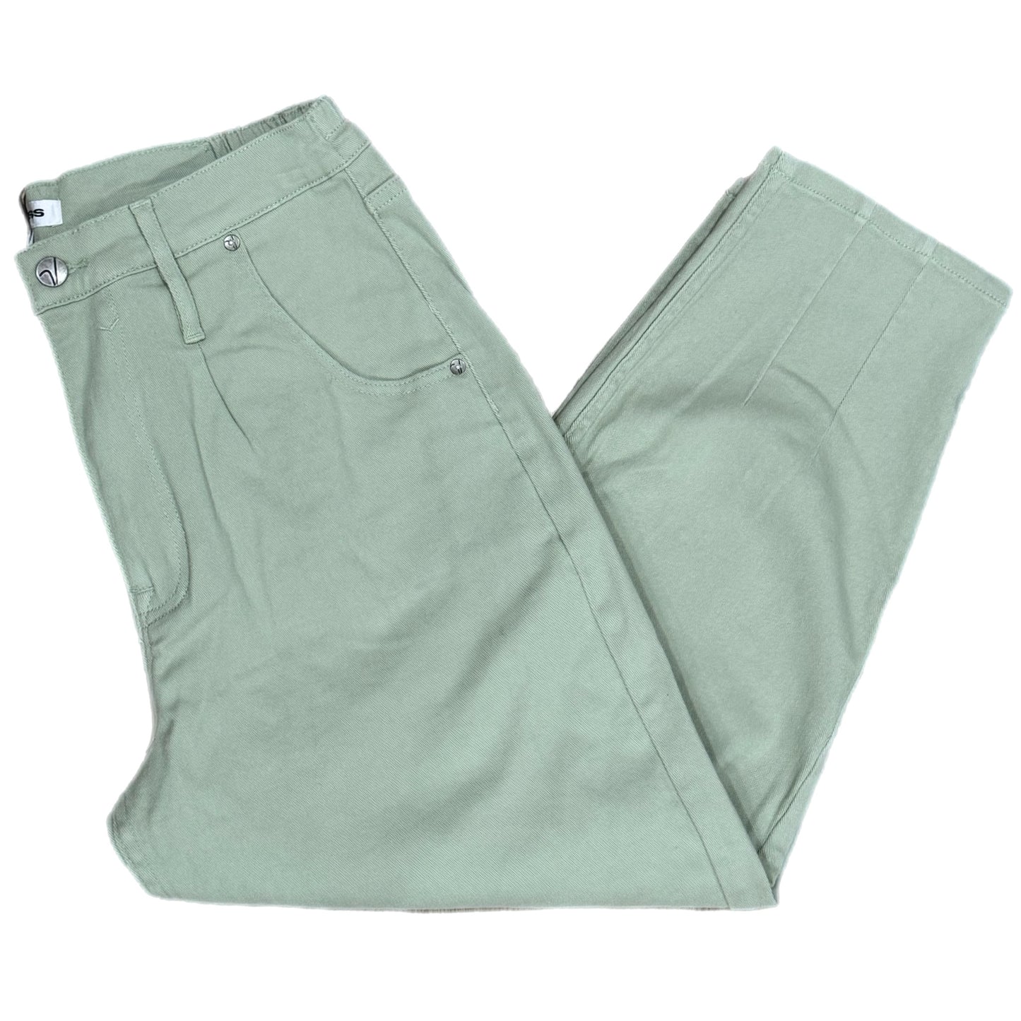 VIGOSS High Rise Straight Jeans Pistachio Green Pants Size 30 only