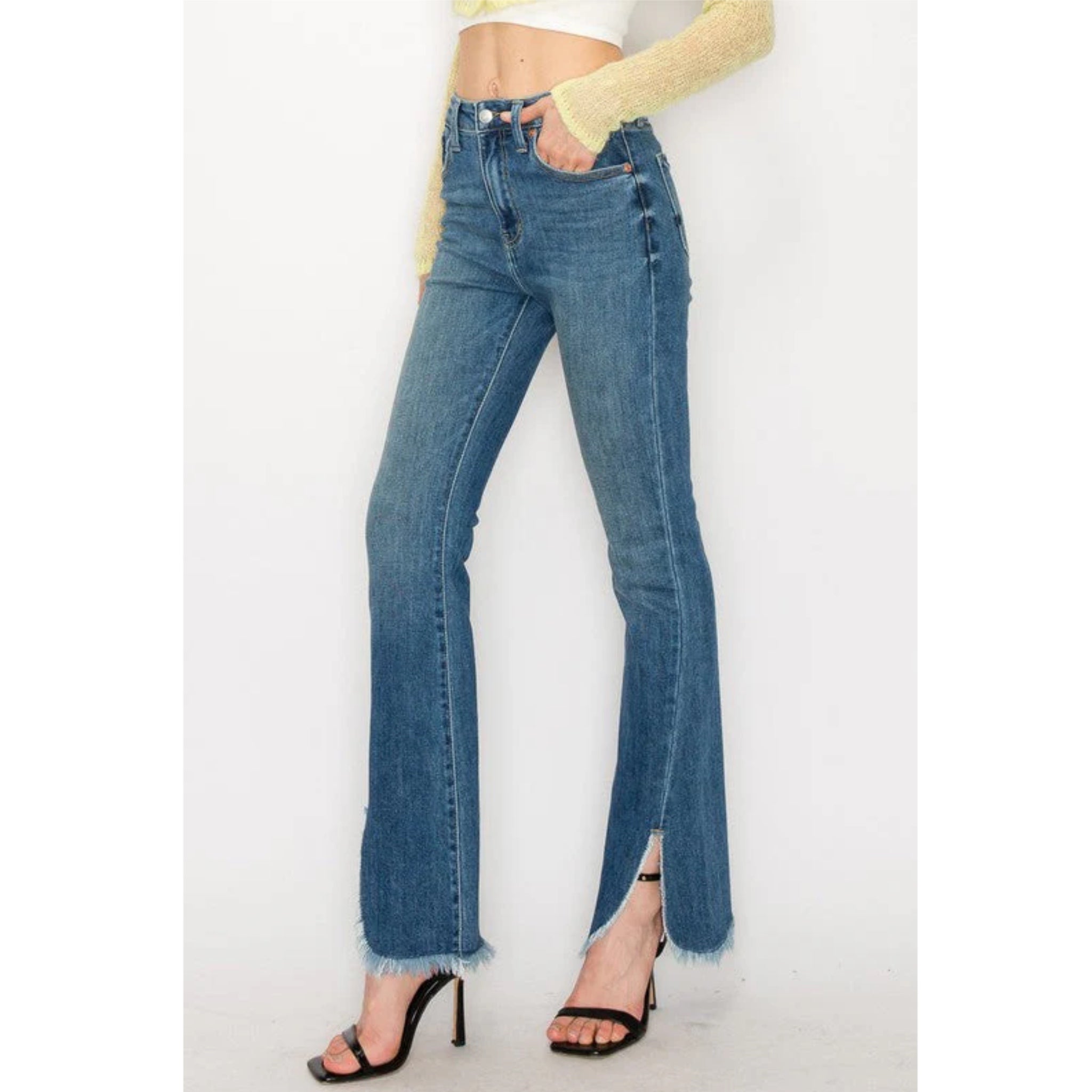 ARTEMIS VINTAGE Western High Rise Bootcut Jeans Modern Curvy Denim