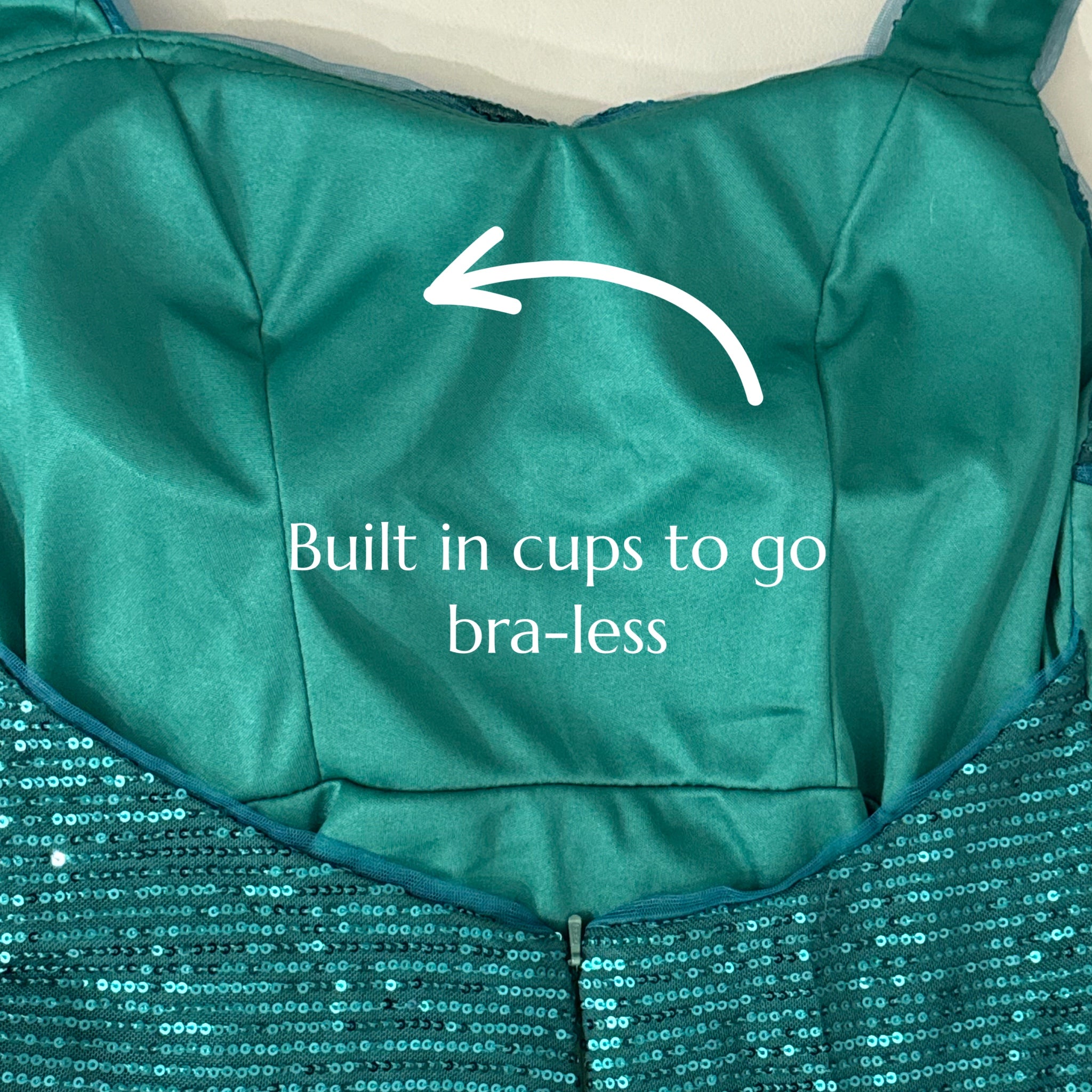 EAST COAST BELLA Green Sequin Cocktail Dress Sleeveless Tie Back Mini