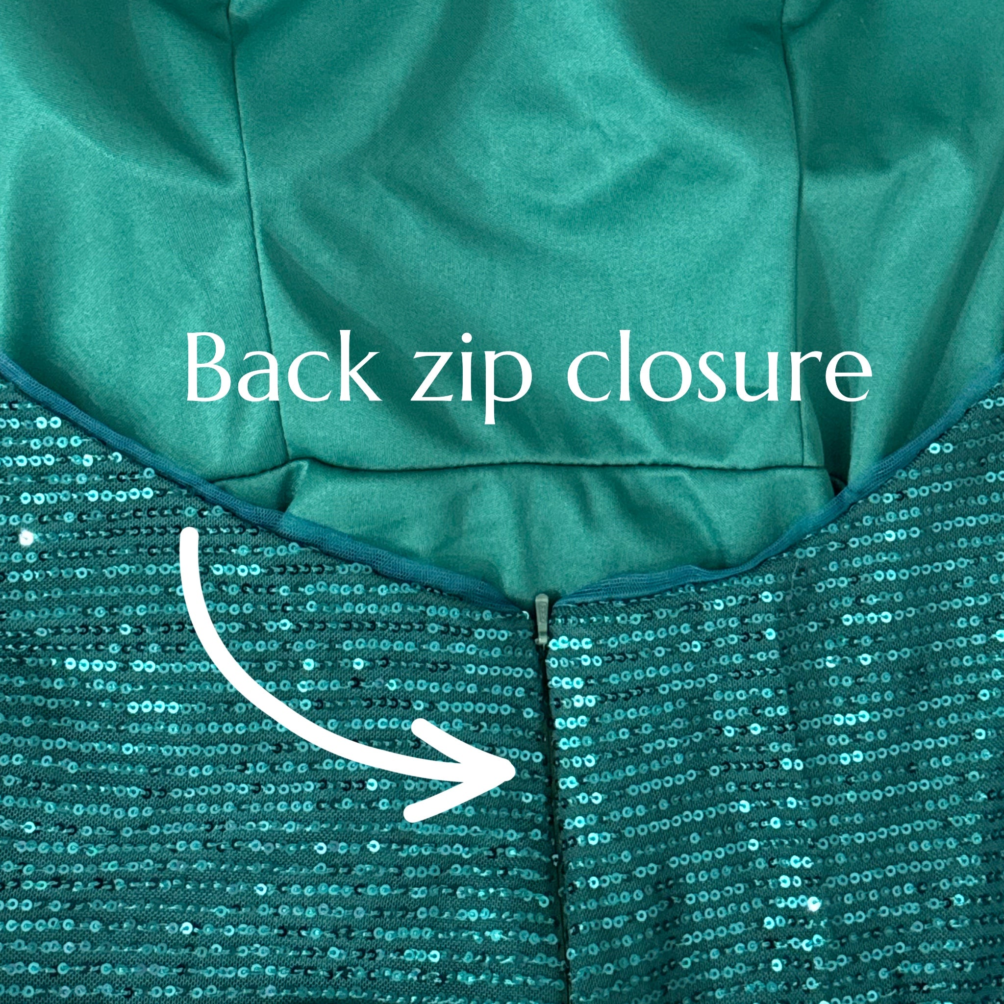 EAST COAST BELLA Green Sequin Cocktail Dress Sleeveless Tie Back Mini
