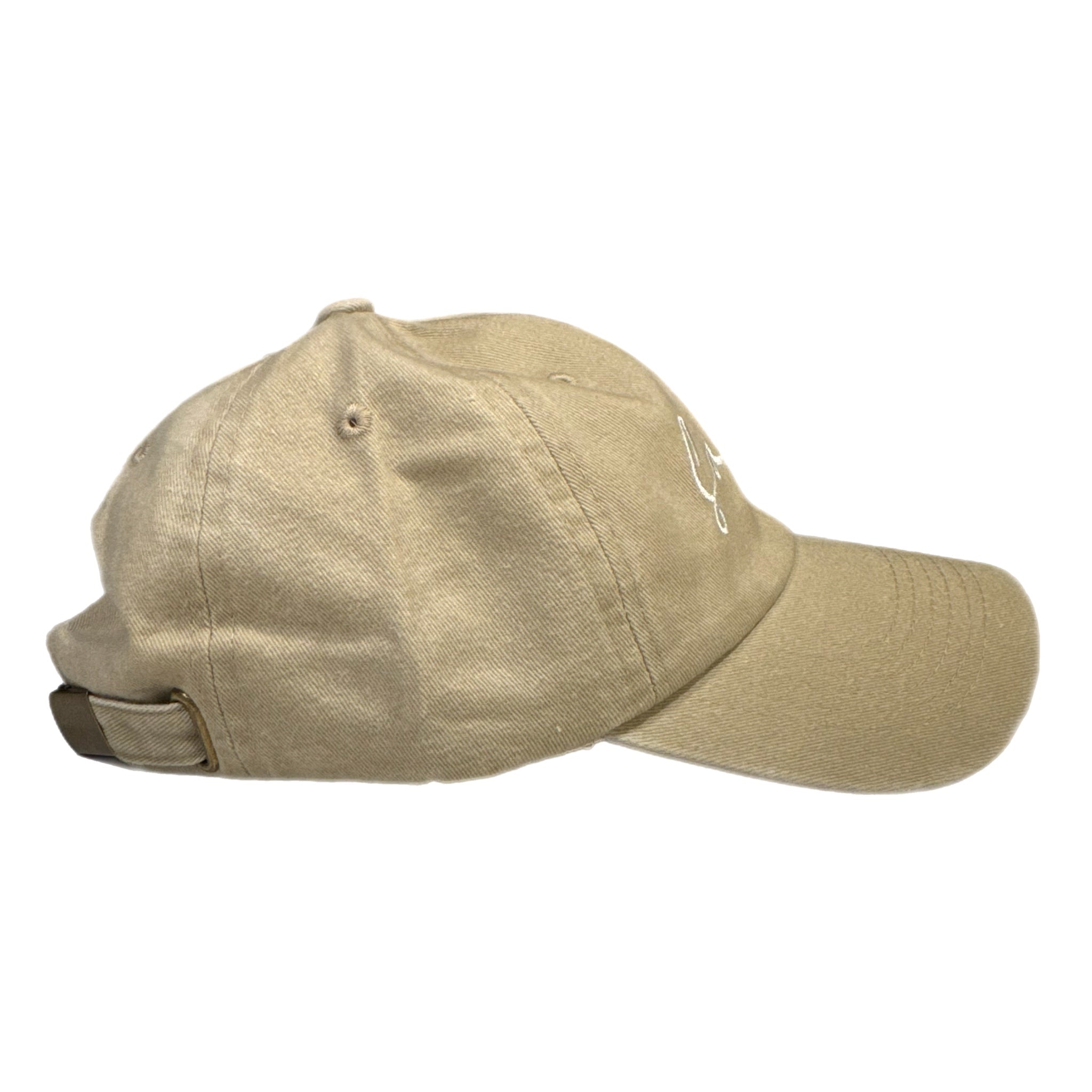 SALTY Women’s Beachy Baseball Cap Cotton Hat In Mocha Ash Embroidered Adjustable
