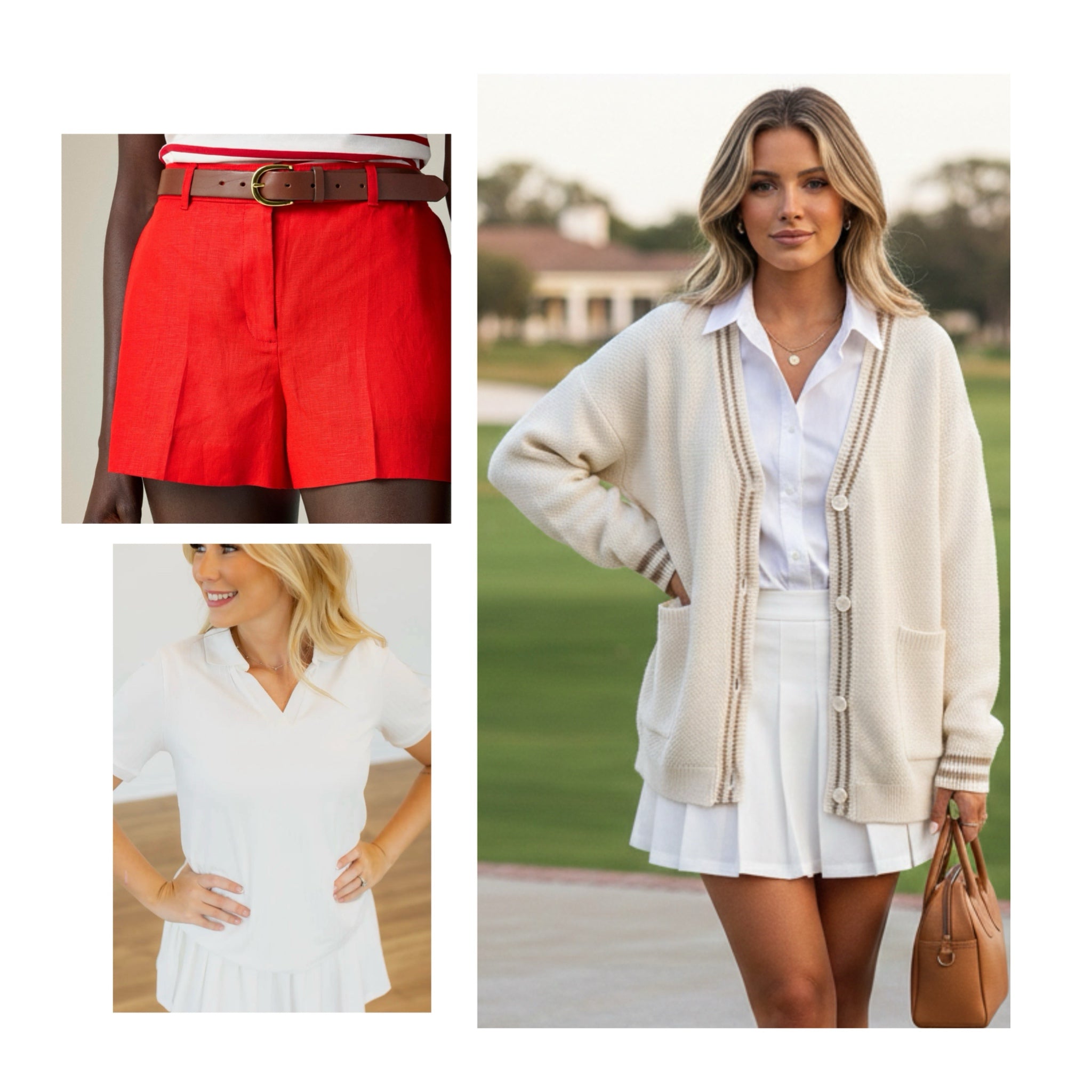 The "Hamptons" Capsule Set: J.Crew Linen Shorts & Grace + Emma Knits 3 Pc