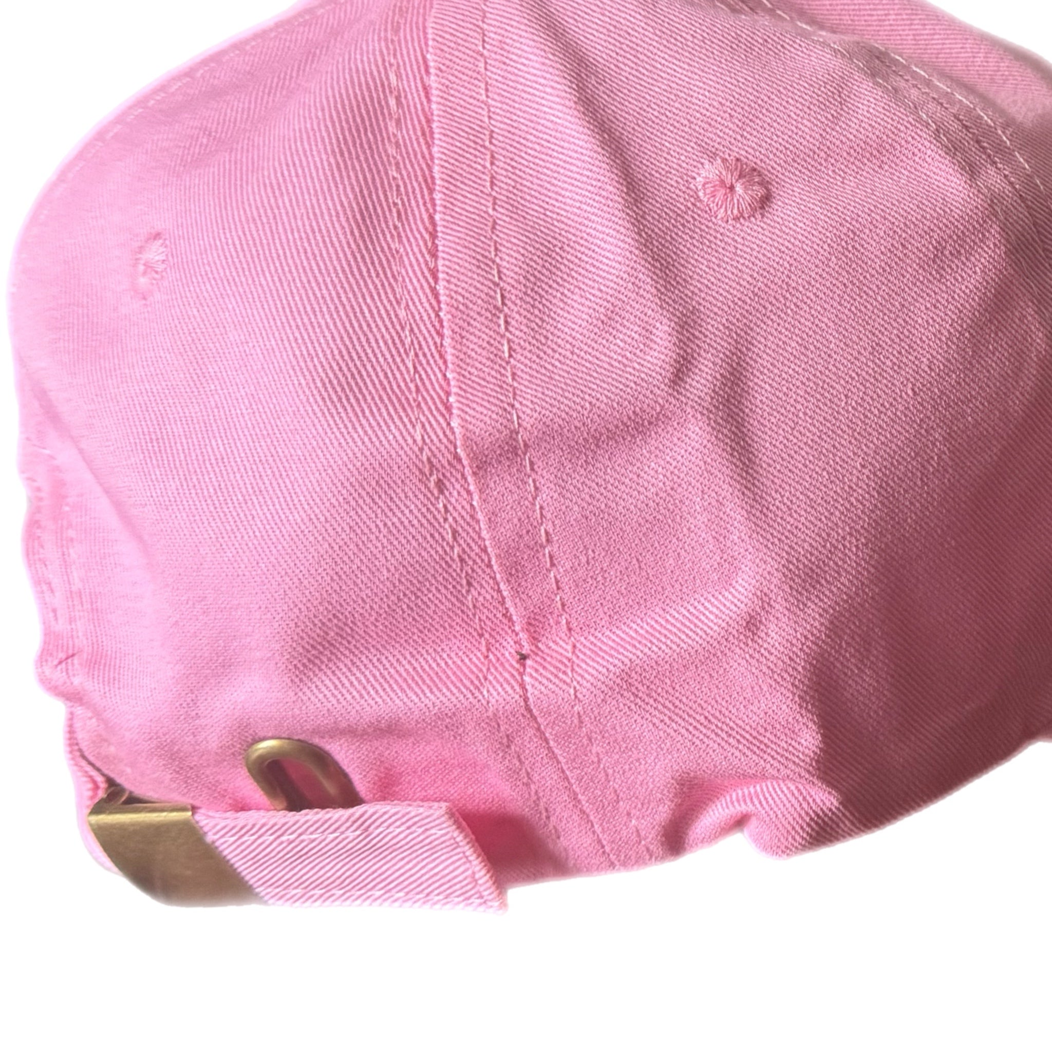 NEW YORK Women’s Baseball Cap Hat In Vintage Wash Pink Embroidered Adjustable