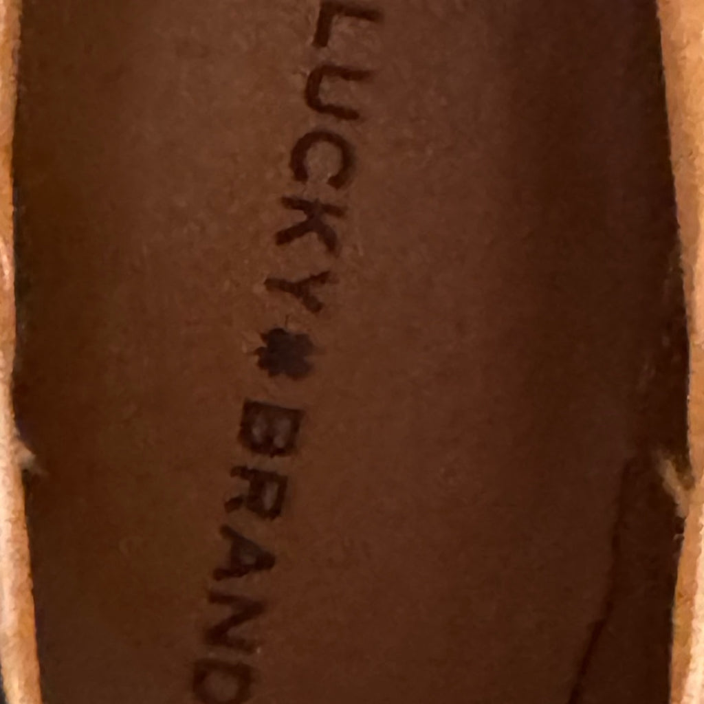 LUCKY BRAND Genuine Leather Basel Booties Low Heel Boots in Olive