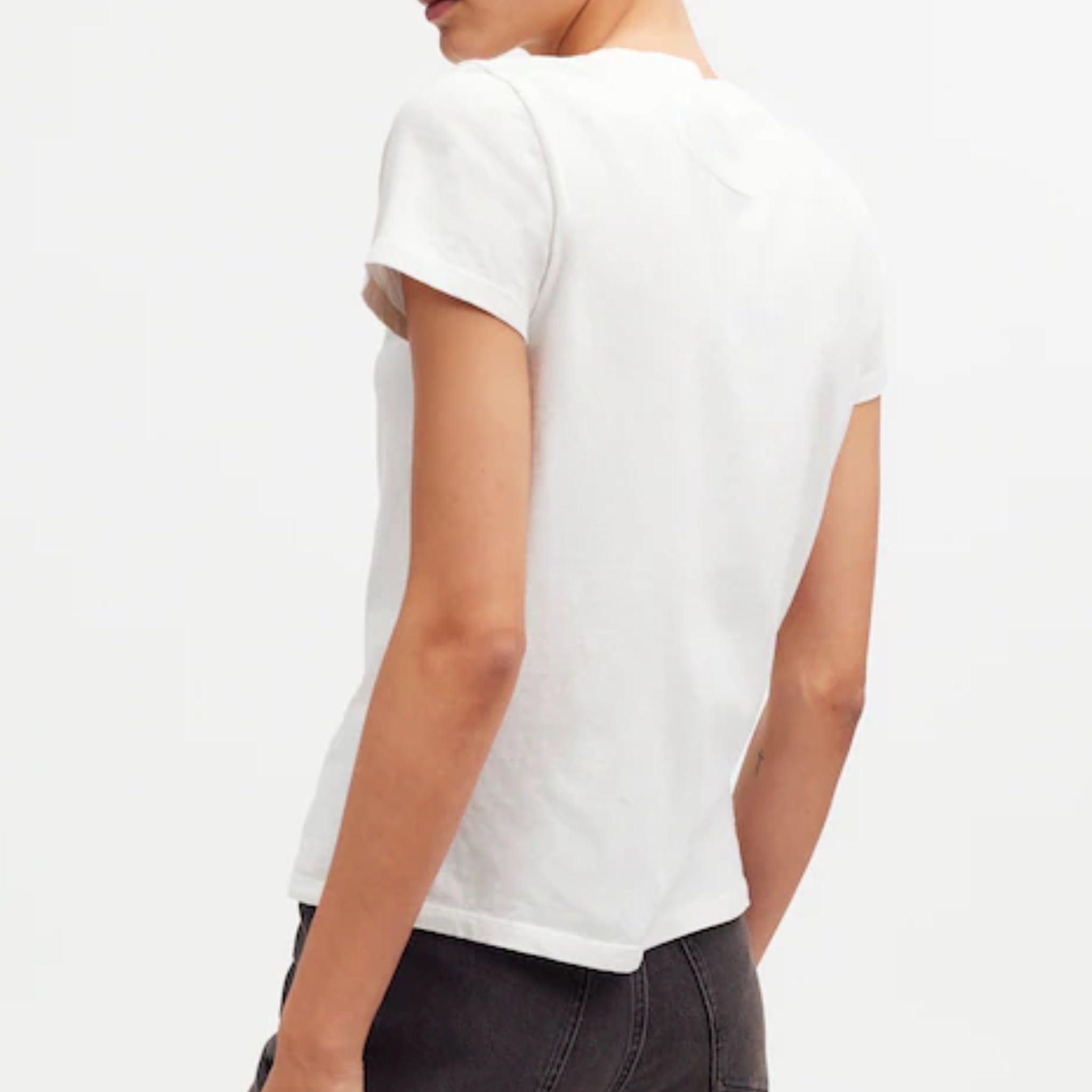 MADEWELL Premium Standard The Shrunken Tee in White